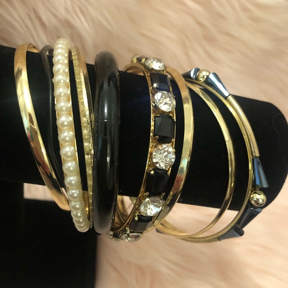Lot of 3 sets of bangle bracelets - Picture 2 of 3